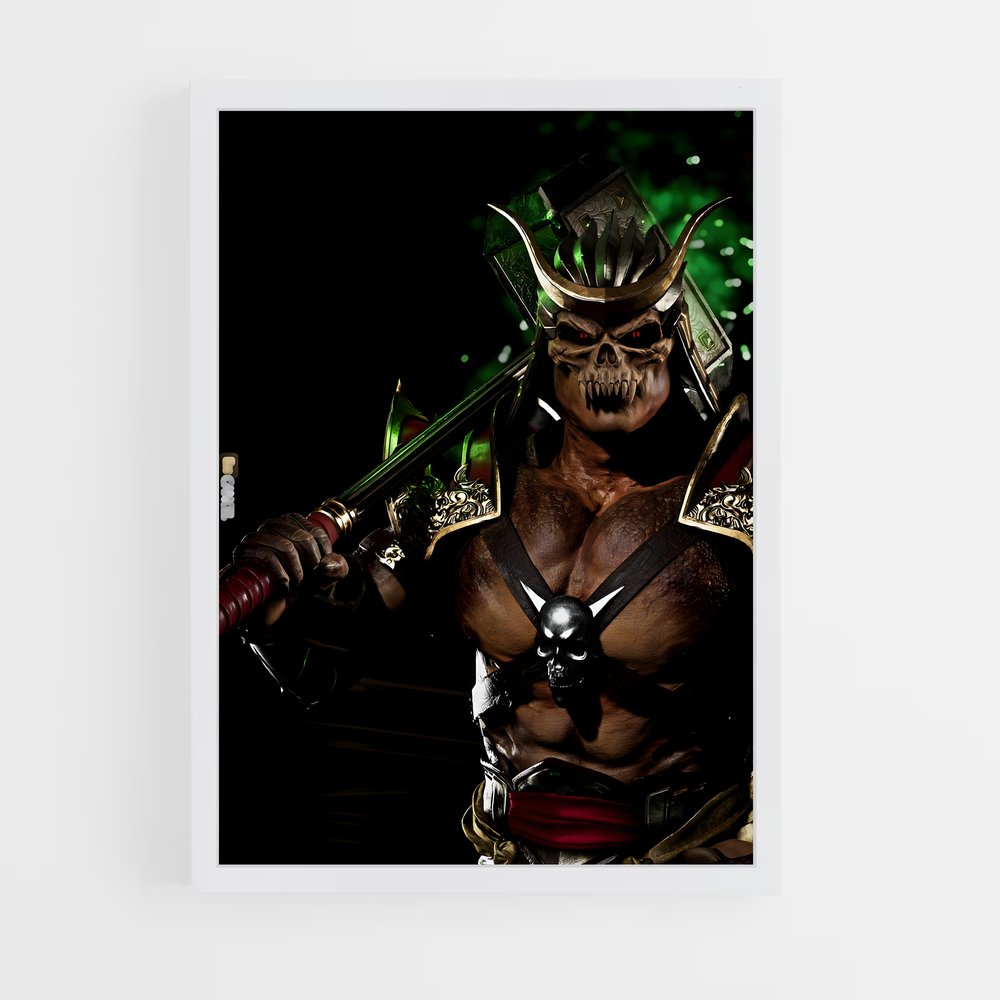 Poster Le Guerrier de Shao Kahn – affiche Mortal kombat (vue 3)